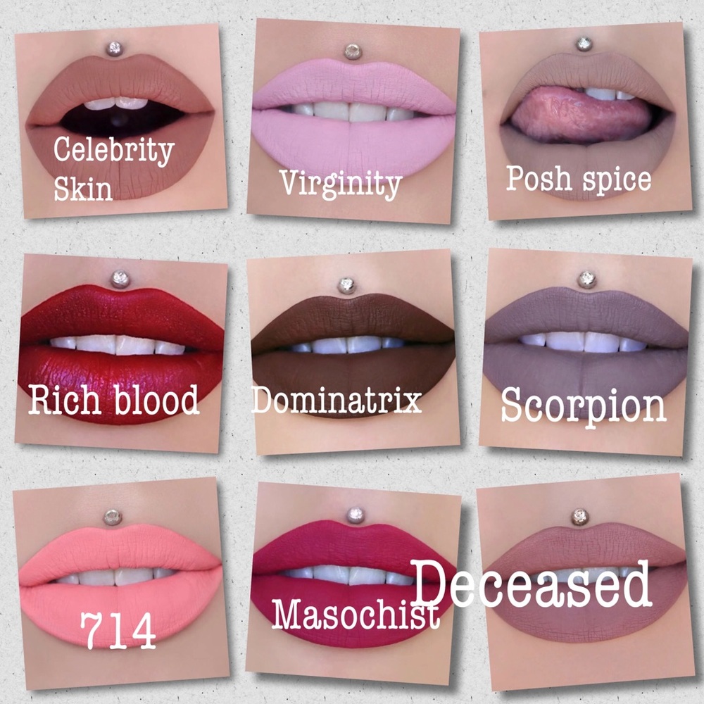 Jeffree Star liquid lipsticks